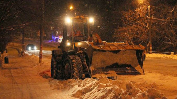 Безперебойная уборка снега в Дивногорске